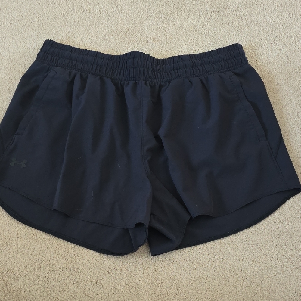 Under Armour Women's Black Athletic Shorts, Women's Size XL